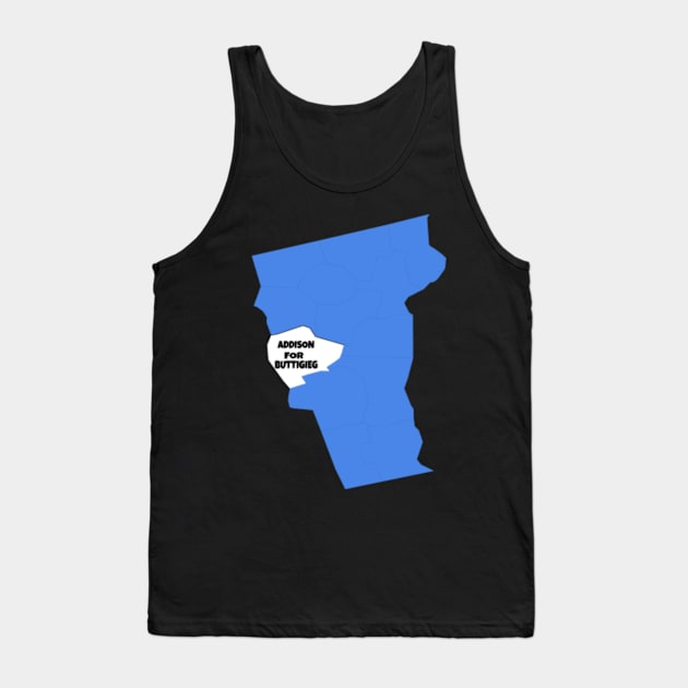 Vermont Addison for Buttigieg Tank Top by Vine Time T shirts